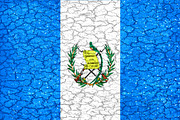Guatemala Grunge Flag