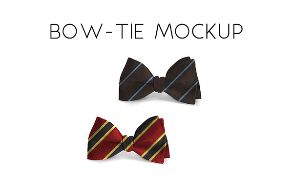 Download Bow Tie MockUp | Creative Product Mockups ~ Creative Market