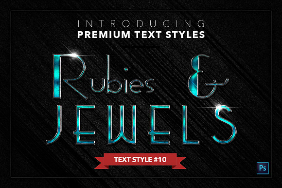 Rubies & Jewels #1 - 20 Text Styles in Photoshop Layer Styles - product preview 10