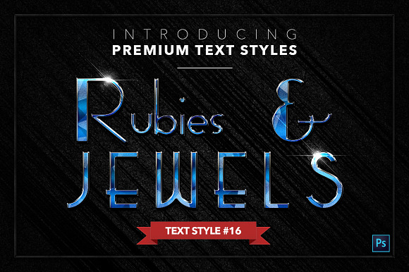 Rubies & Jewels #1 - 20 Text Styles in Photoshop Layer Styles - product preview 16