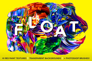 Float: Isolated Paint Textures