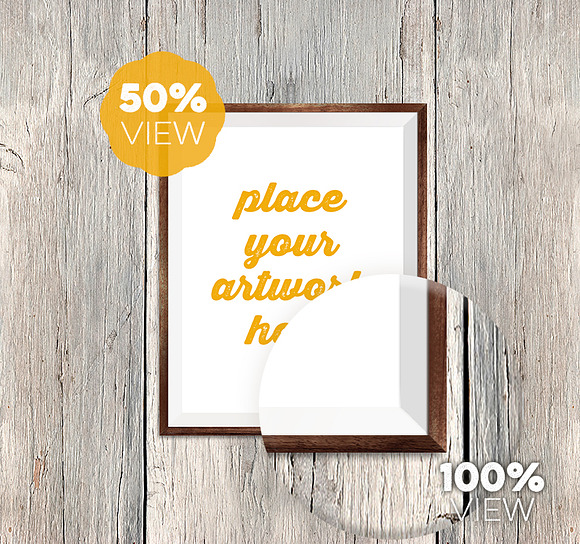 Your Print Thin Frame Mockup in Print Mockups - product preview 1