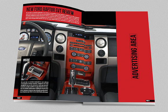 Cars Magazine Indesign Template in Magazine Templates - product preview 2