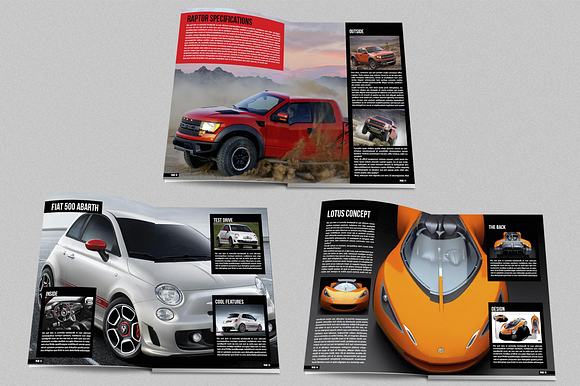 Cars Magazine Indesign Template in Magazine Templates - product preview 3