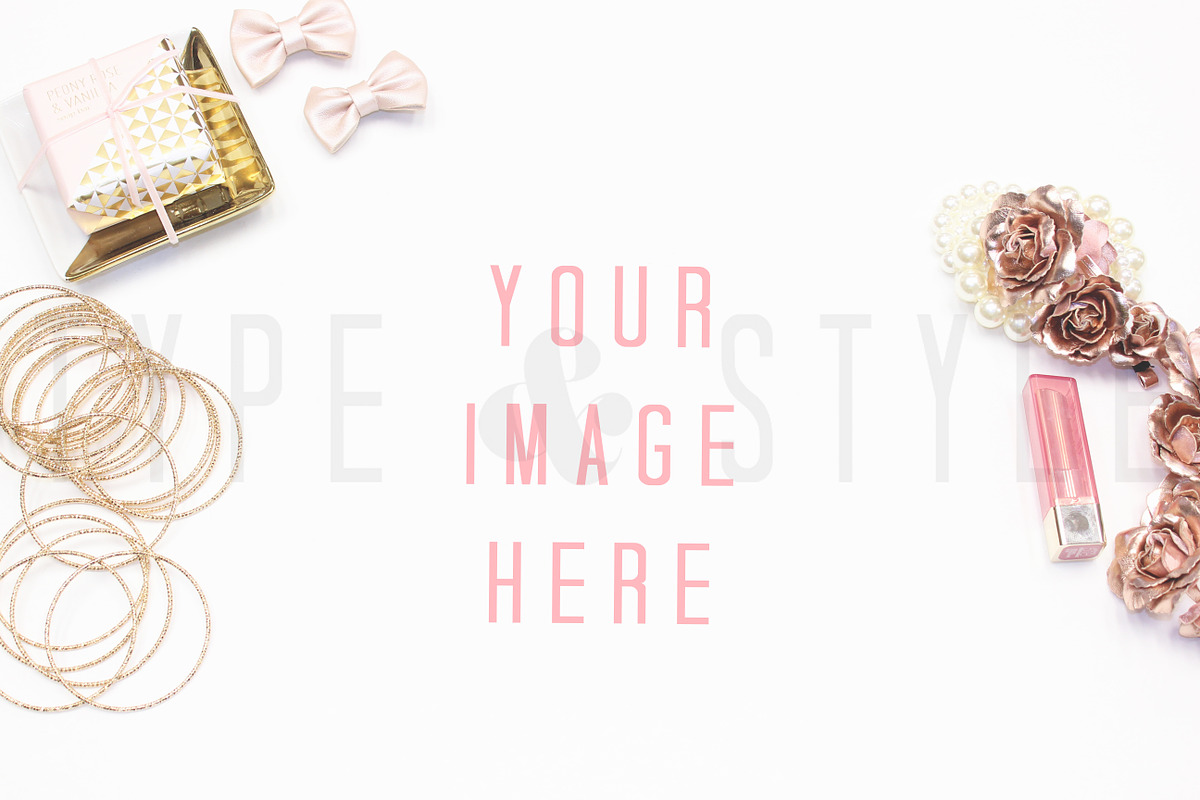 Styled Stock Photo - Vanity mock up in Mockup Templates - product preview 8