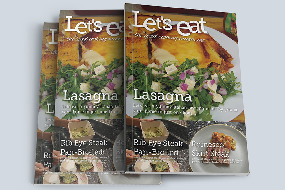 Cooking Magazine Indesign Template in Magazine Templates - product preview 8