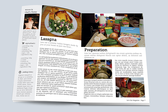 Cooking Magazine Indesign Template in Magazine Templates - product preview 2