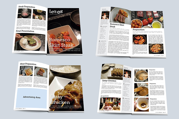 Cooking Magazine Indesign Template in Magazine Templates - product preview 4
