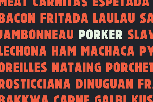 Porker Font (+ Bonus Pack) in Sans-Serif Fonts - product preview 9