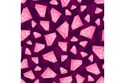 Diamonds of Different Size Seamless Pattern Vector