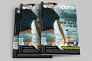 WaterSports Indesign Magazine Templ