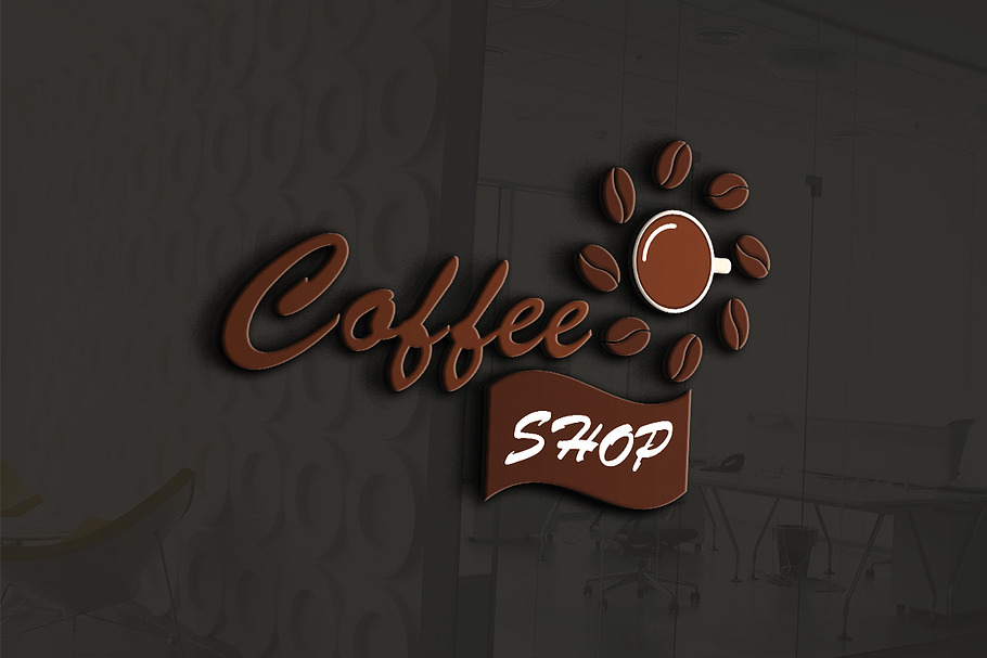 Coffee Shop Logo in Illustrations - product preview 8