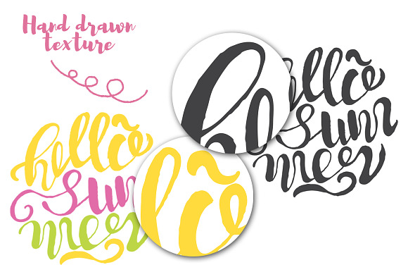 Round lettering quotes in Illustrations - product preview 5