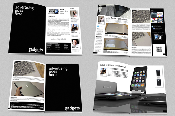 Gadgets Magazine Indesign Template in Magazine Templates - product preview 3