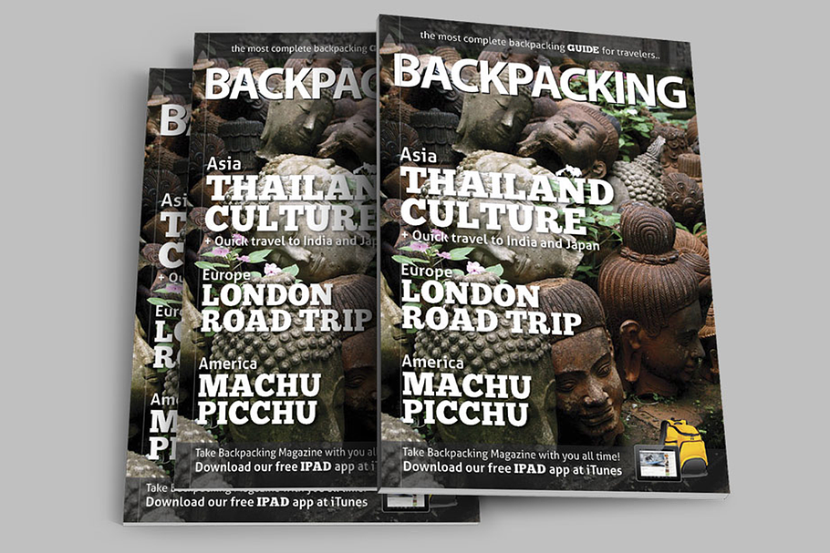 BackPacking IndesigMagazine Template in Magazine Templates - product preview 8