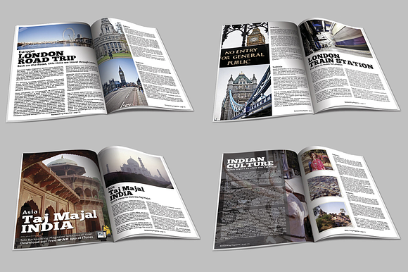 BackPacking IndesigMagazine Template in Magazine Templates - product preview 2