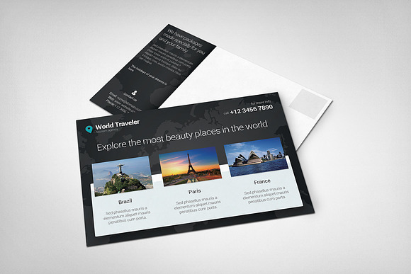 Post Card Mockup #4 in Print Mockups - product preview 1