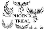 6 Phoenix Tribal Tattoos
