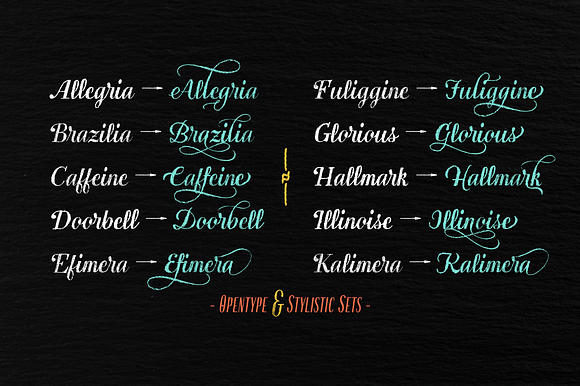 Gessetto Script in Chalkboard Fonts - product preview 2
