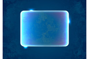 Abstract blue rectangle placeholder