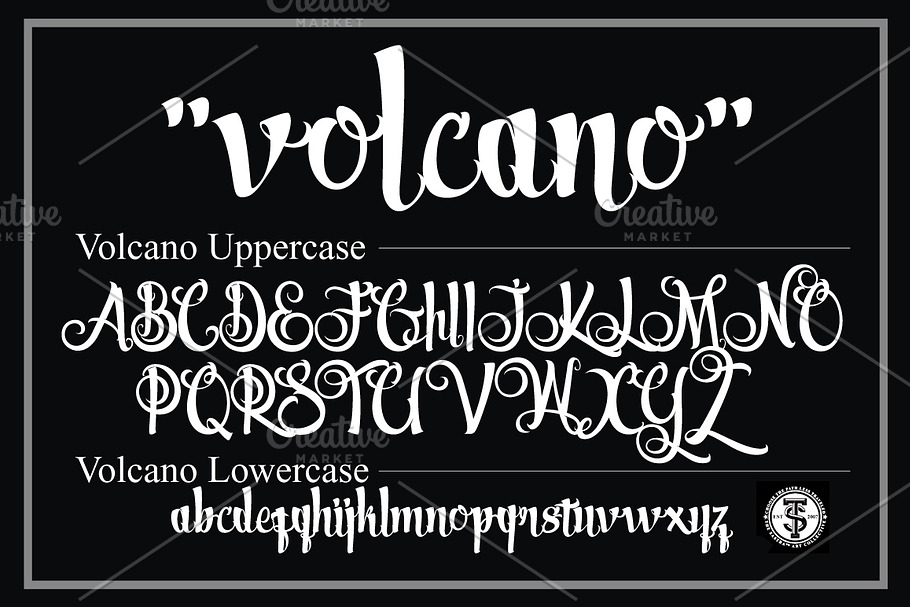 Volcano in Script Fonts - product preview 8