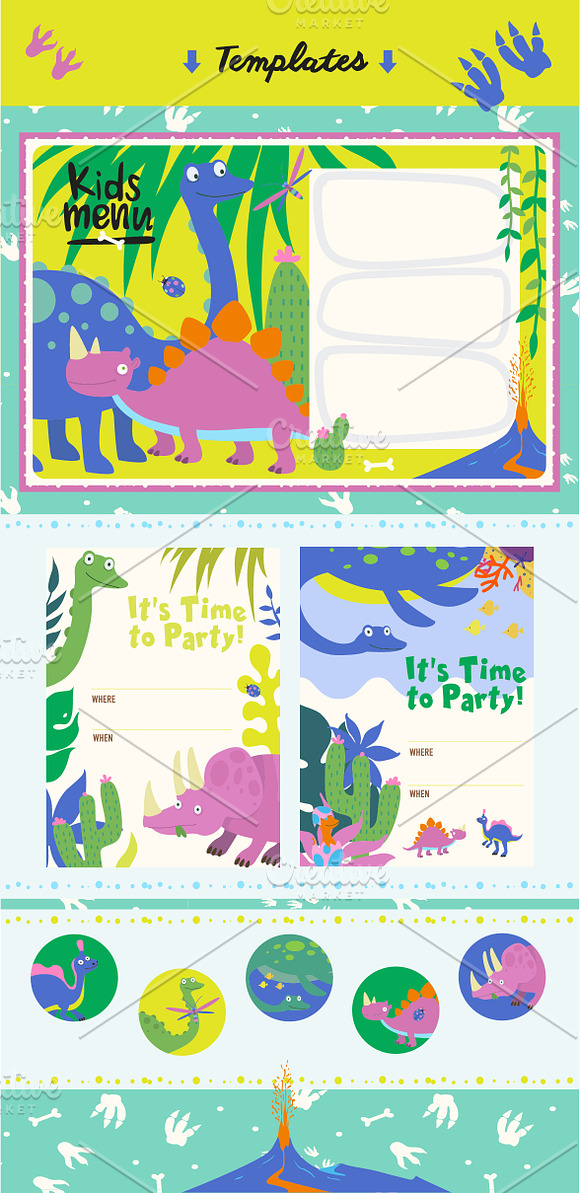 Dinosaurs Bundle in Illustrations - product preview 1