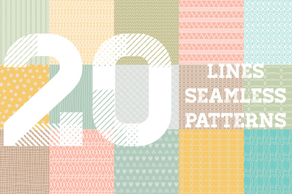 Lines Patterns in Patterns - product preview 2