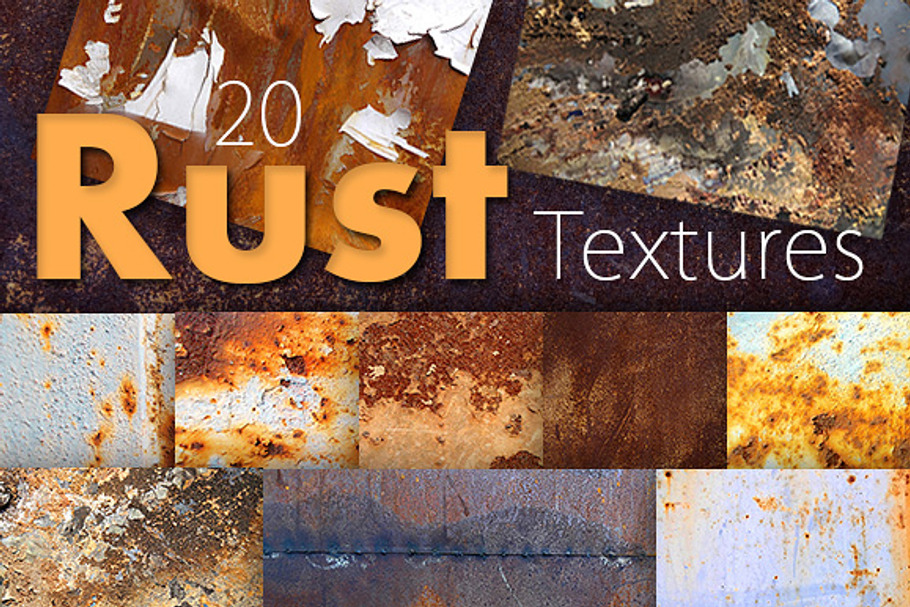 20 Rust Textures in Textures - product preview 8