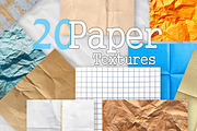 20 Paper Textures Pack