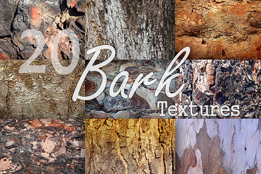 20 Bark Textures Pack in Textures - product preview 8