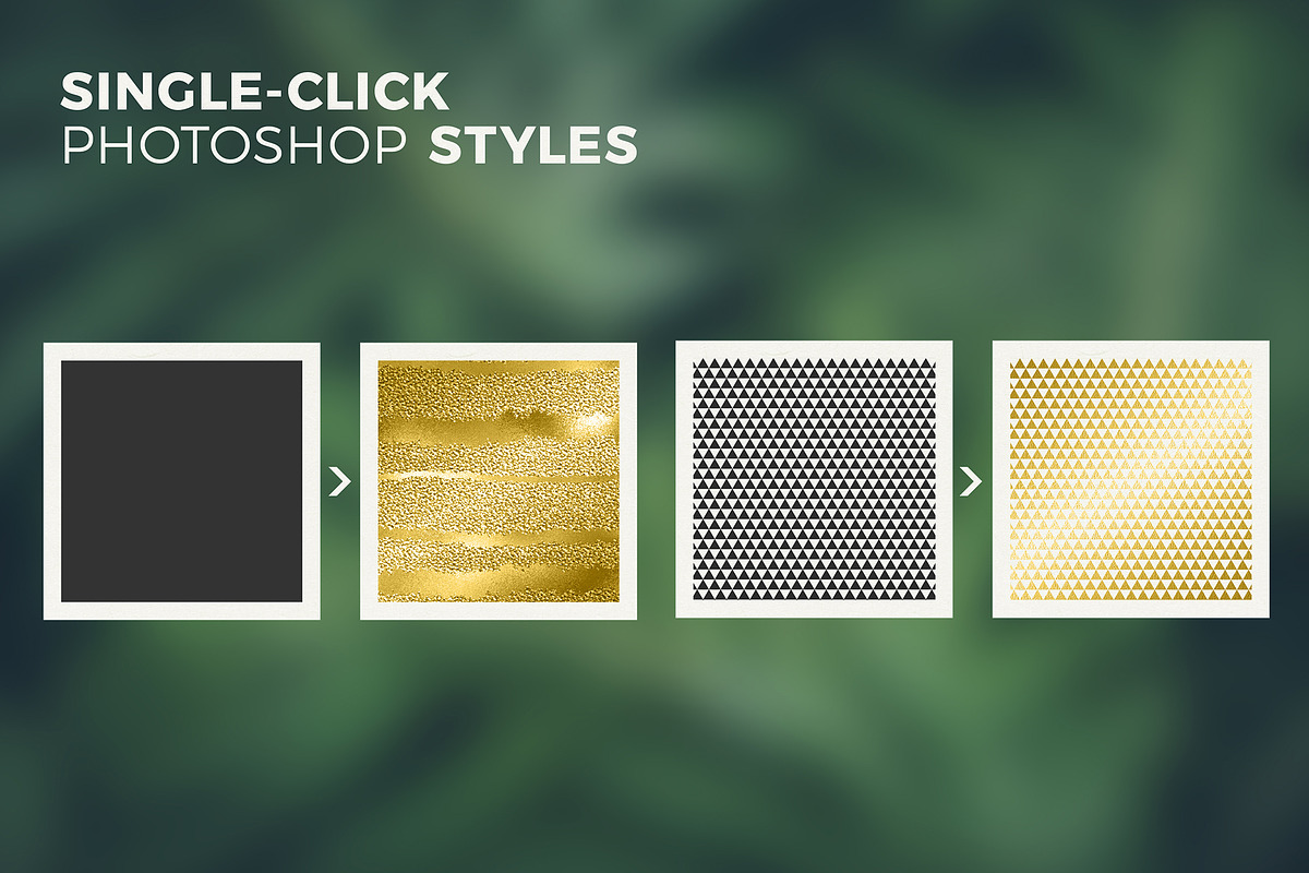 Gold Styles & Bonus Extras Bundle in Photoshop Layer Styles - product preview 8
