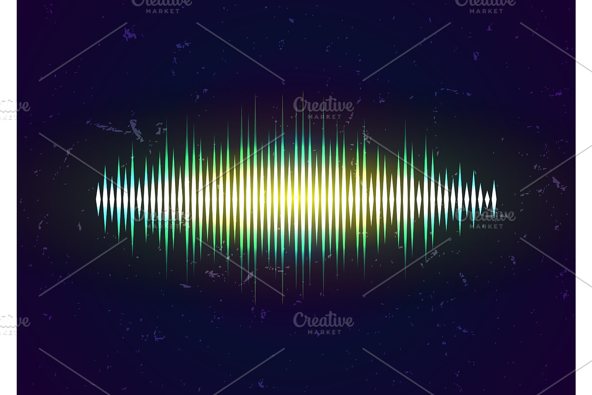Shiny sound waveform in Textures - product preview 8