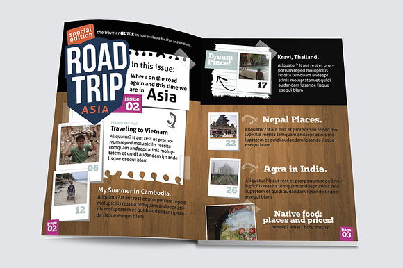 AsiaTrip Magazine Template Issue #2 in Magazine Templates - product preview 1