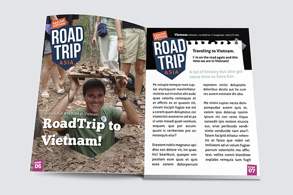 AsiaTrip Magazine Template Issue #2 in Magazine Templates - product preview 2