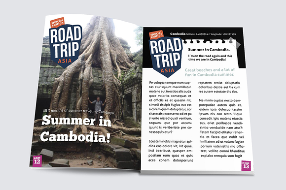 AsiaTrip Magazine Template Issue #2 in Magazine Templates - product preview 3