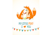 Mother Fox and Foxy Child