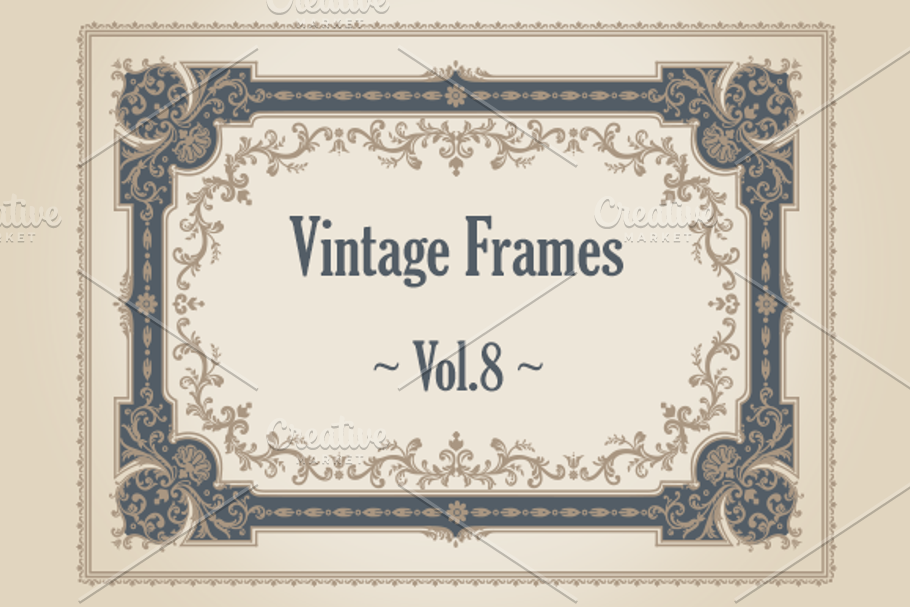 24 Vintage Frames. Vol.8 in Illustrations - product preview 8