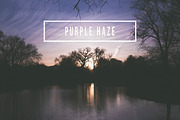 Purple Haze Sunset for LR