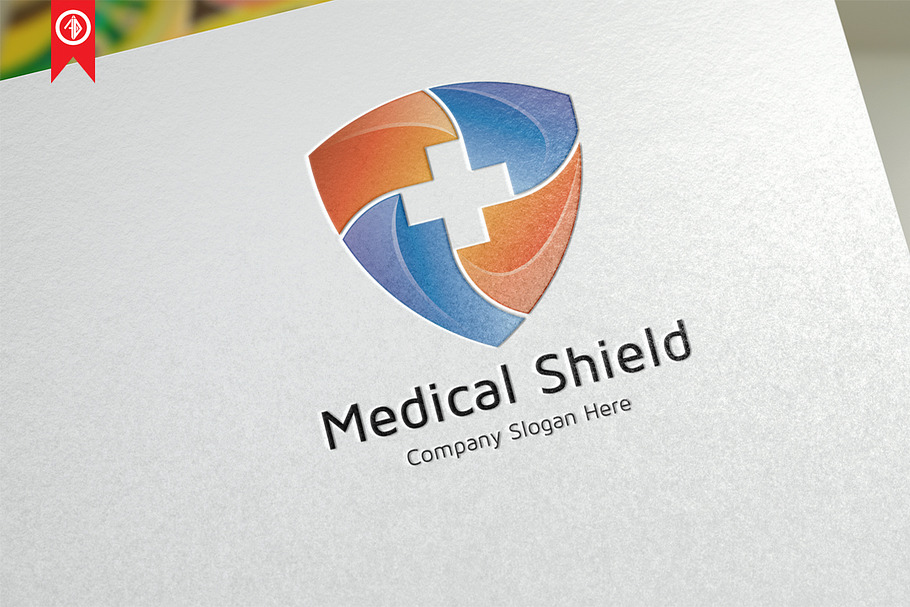 Medical Shield - Logo Template in Logo Templates - product preview 8