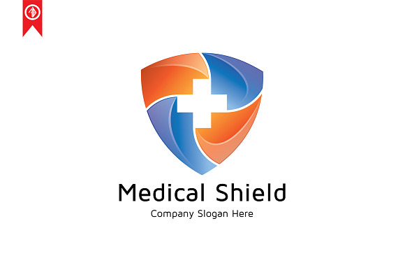 Medical Shield - Logo Template in Logo Templates - product preview 1