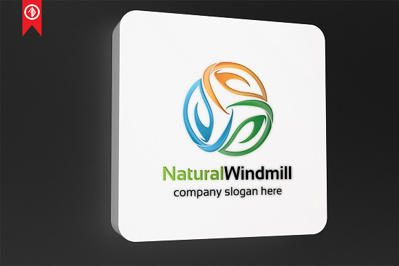 Nature Leaf - Logo Template in Logo Templates - product preview 3