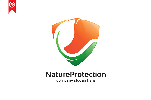 Nature Protection - Logo Template in Logo Templates - product preview 1