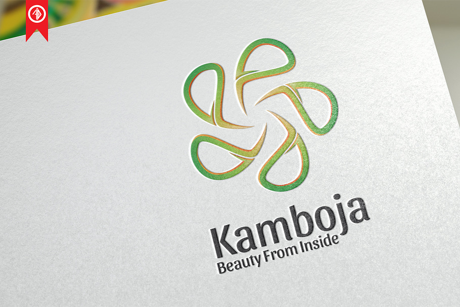Abstract / Kamboja - Logo Template in Logo Templates - product preview 8
