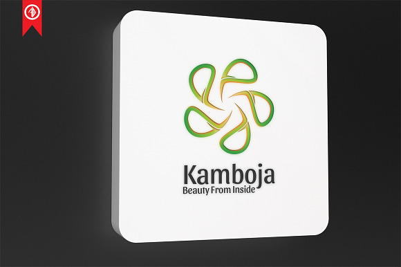 Abstract / Kamboja - Logo Template in Logo Templates - product preview 4