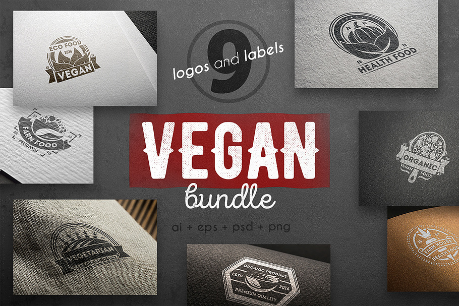 Vegan logo kit