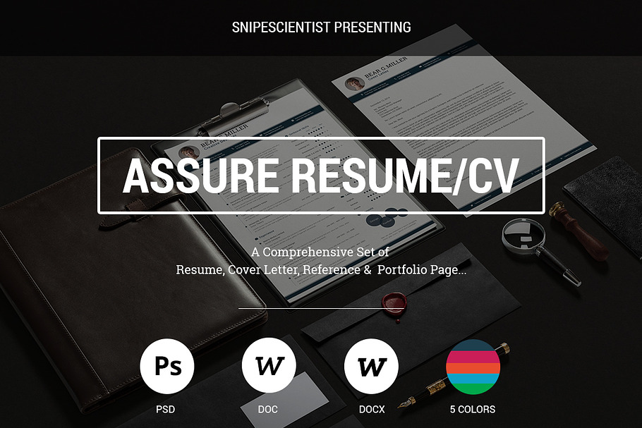 Assure - Resume/CV in Resume Templates - product preview 8