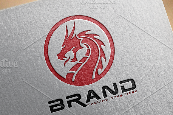 Dragon Logo V.2 in Logo Templates - product preview 1