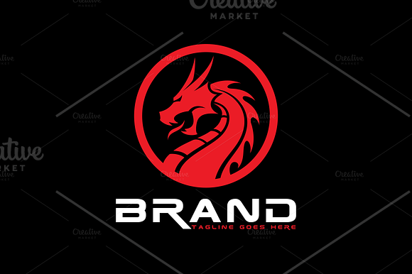 Dragon Logo V.2 in Logo Templates - product preview 4
