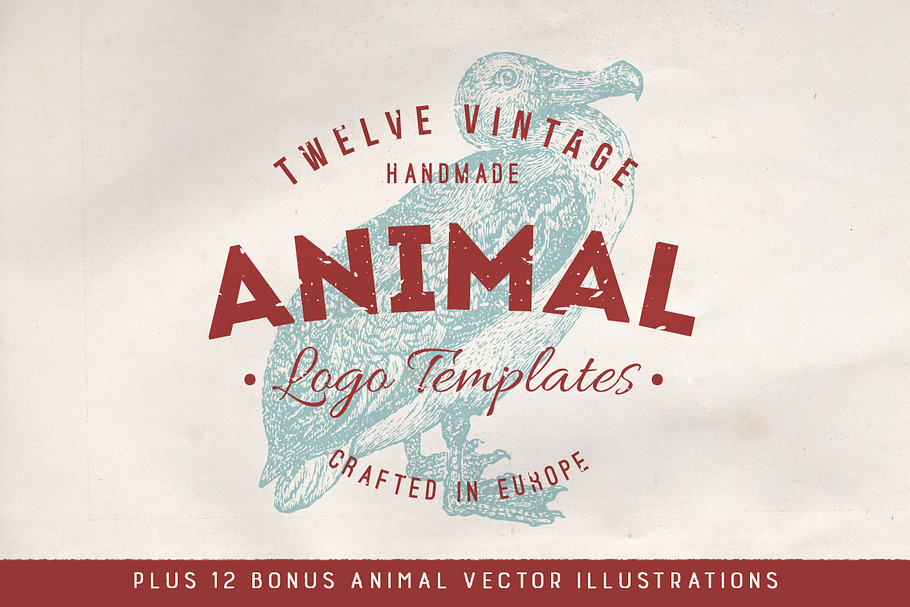 Animal Logo Badges + Bonus Vectors