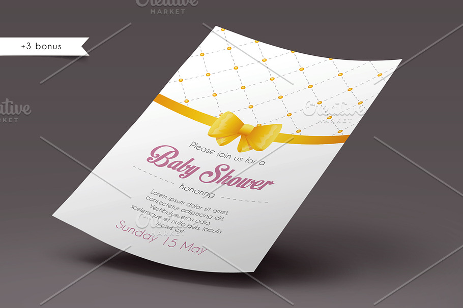 Invitations design in Wedding Templates - product preview 8